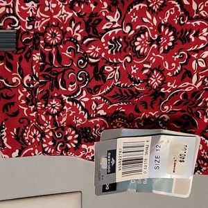 Docker's 100% Cotton Canvas Knee Length Skirt